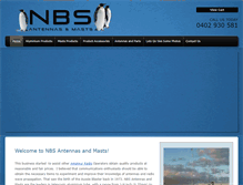 Tablet Screenshot of nbsantennas.com.au
